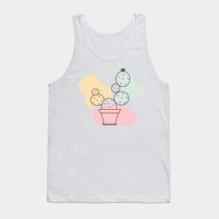 Pastel Cactus Tank Top